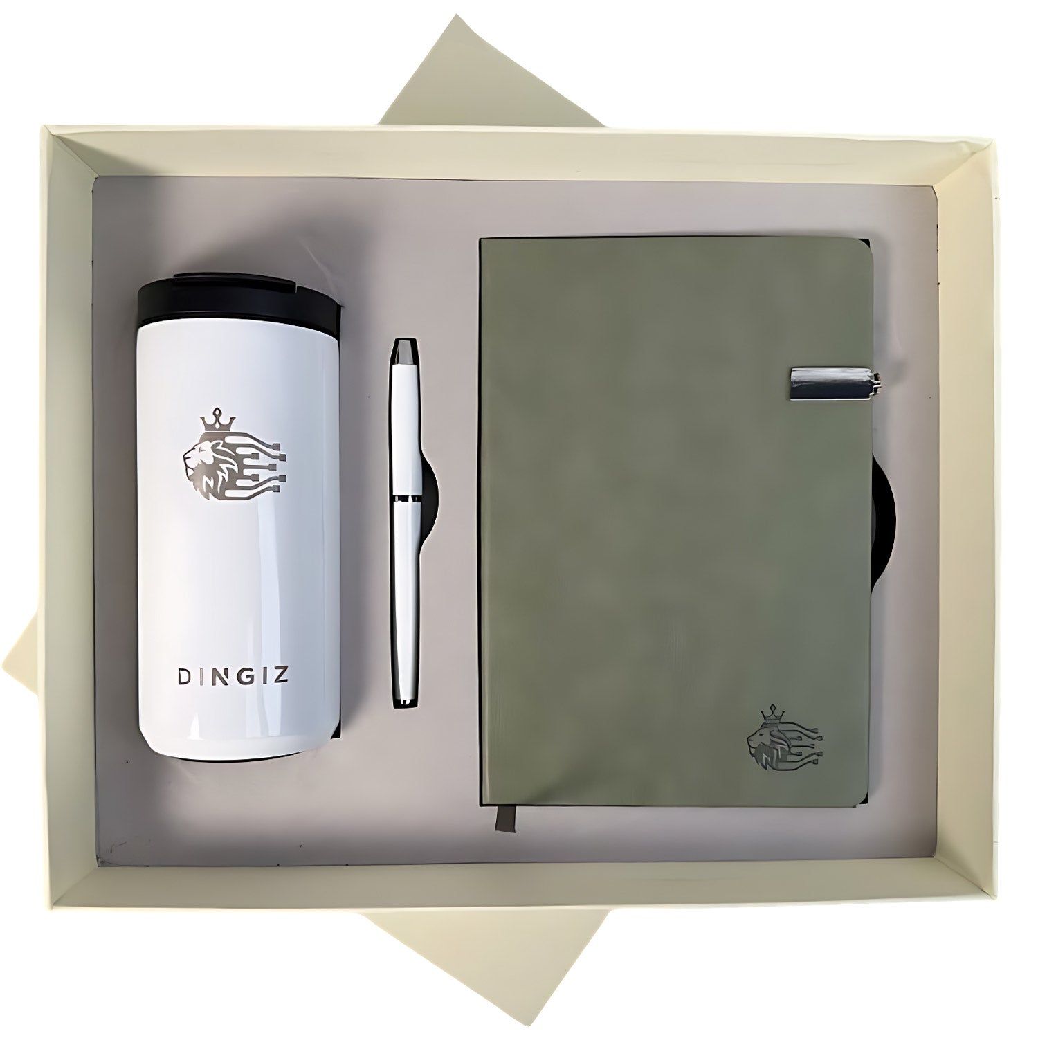 Premium Journal Gift Set With Coffee Mug and Pen