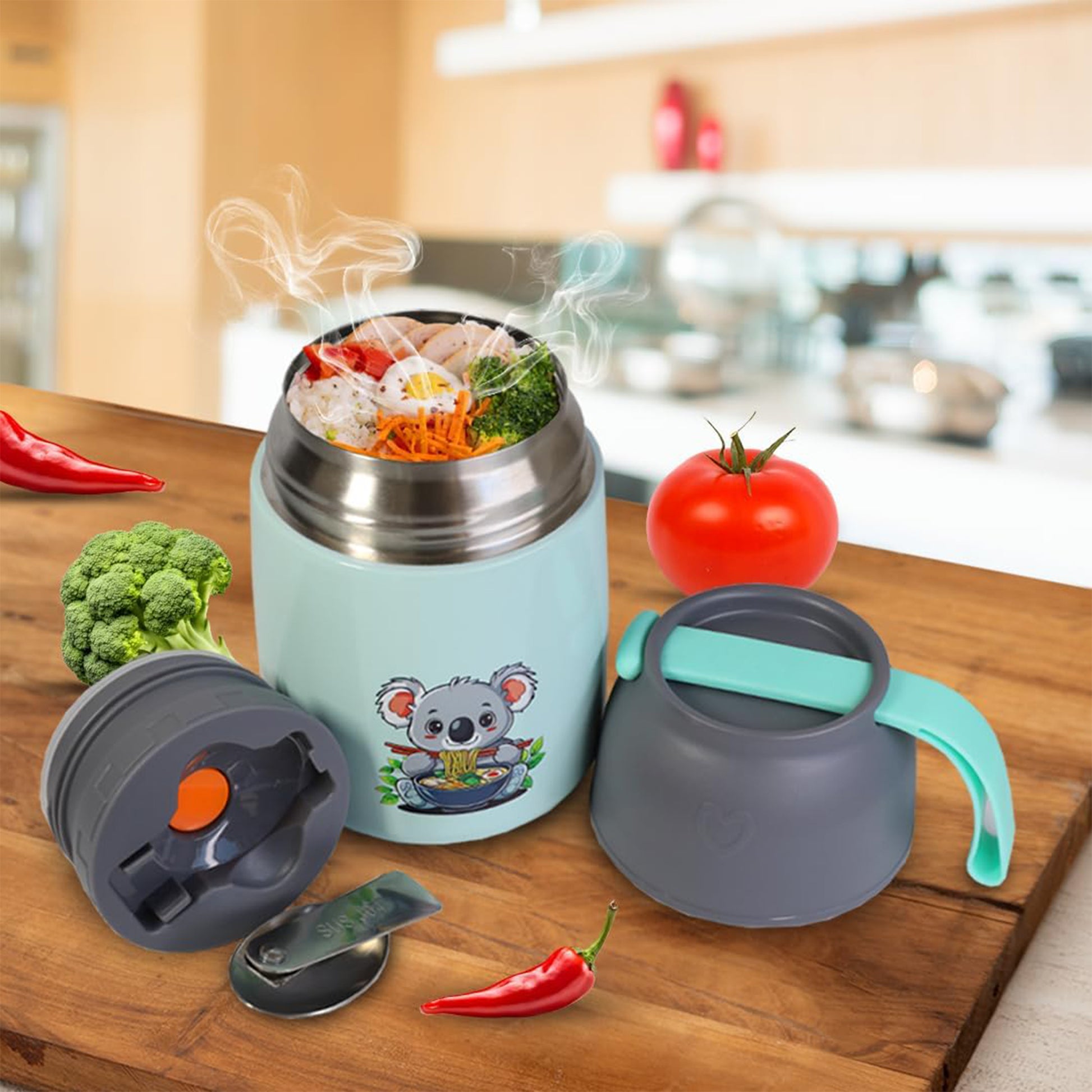 Stainless Steel Food Container Koala & Kitty Designs