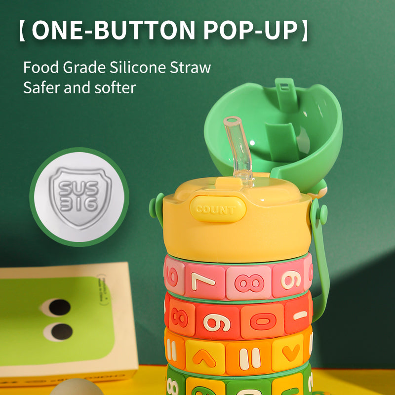 Sippy Math 430 - Kids Stainless Steel Water Bottle