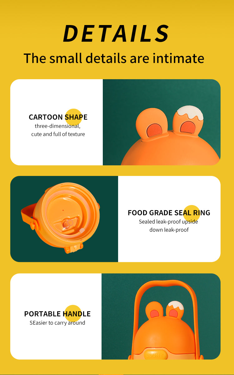 Sippy Math 430 - Kids Stainless Steel Water Bottle