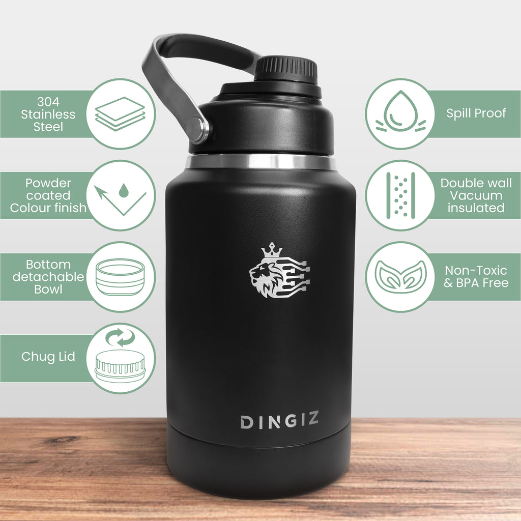 Dingiz Flow Max 1890 - 64 Oz Stainless Steel Bottle