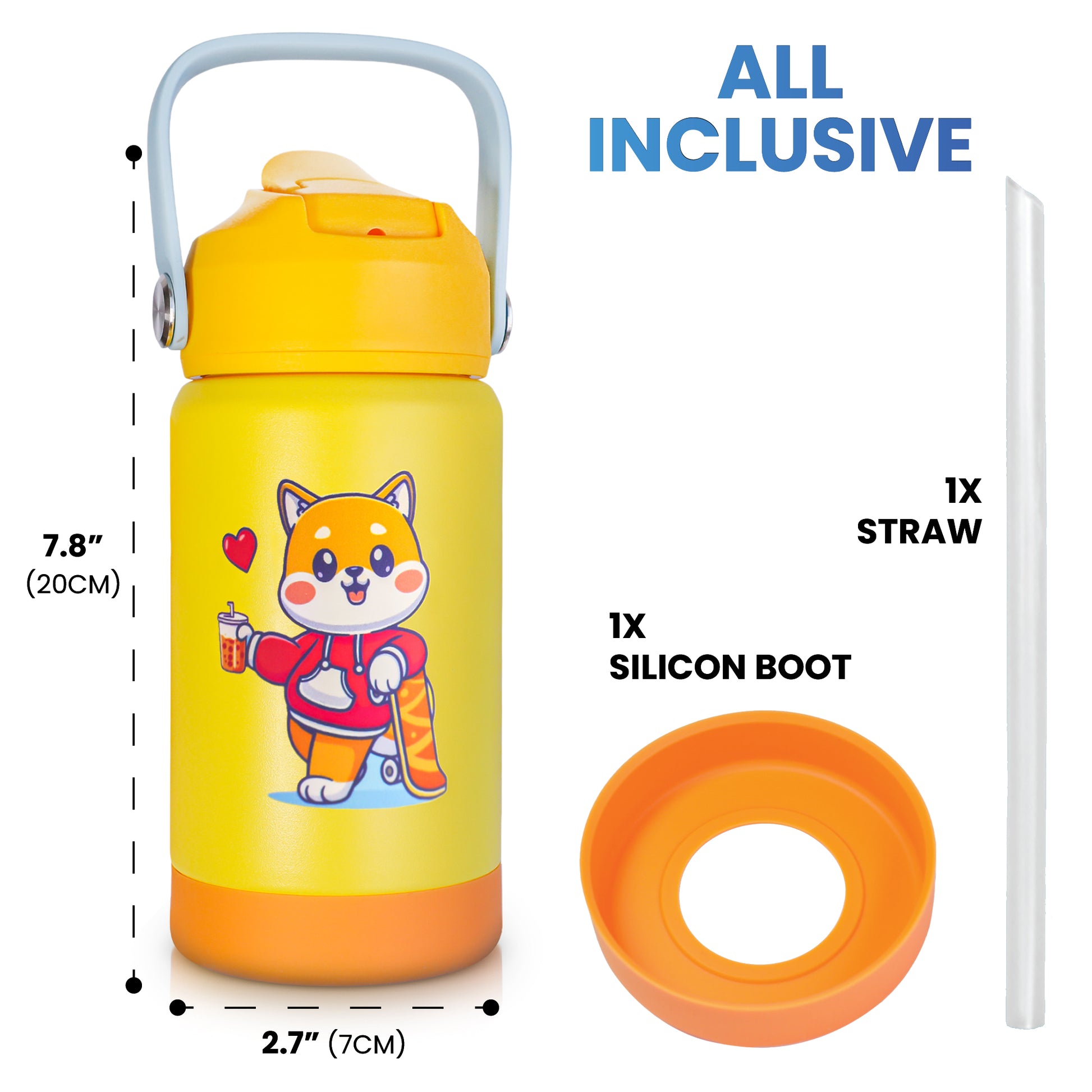 Dingiz Junior Flow 350 - 12 Oz Stainless Steel Bottle