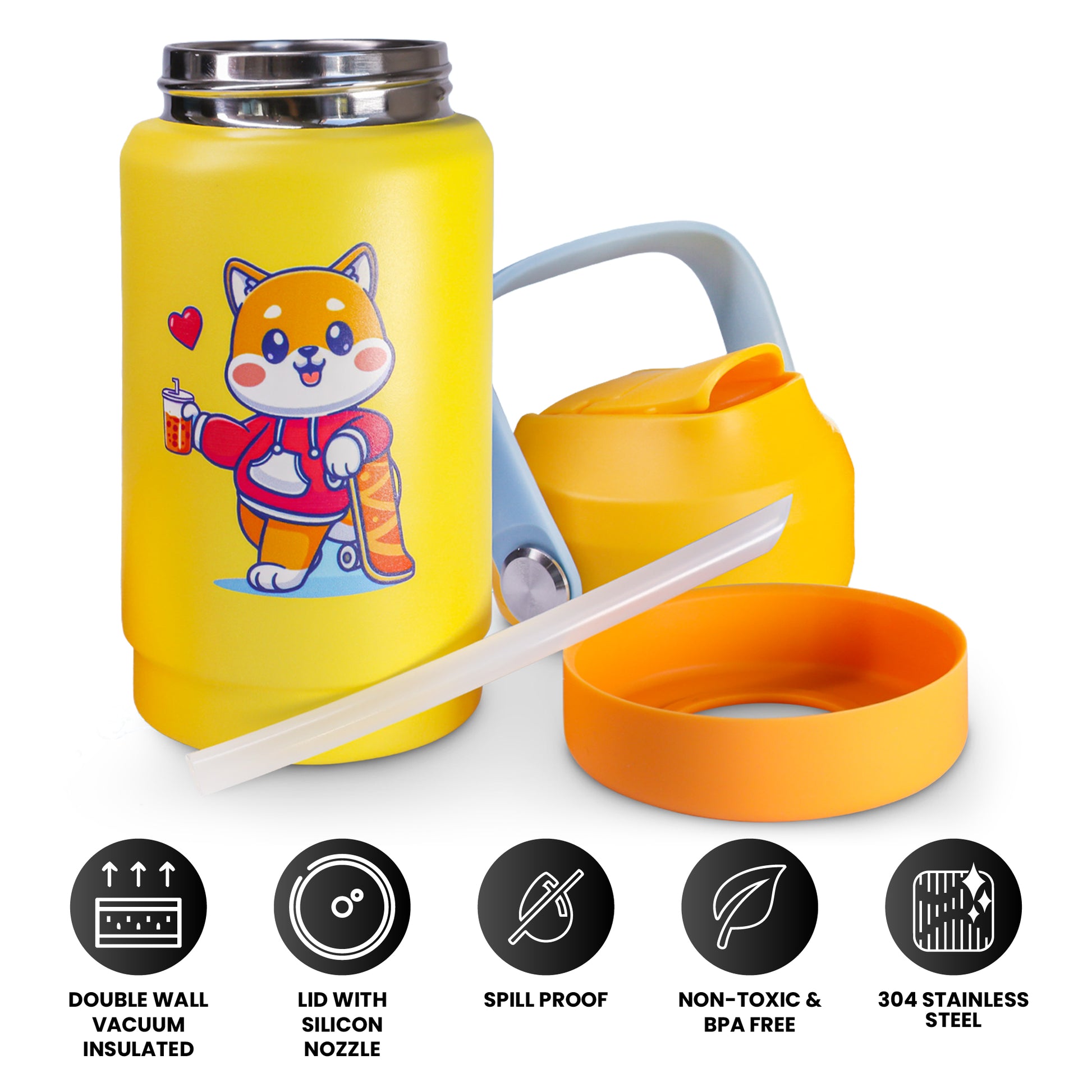 Dingiz Junior Flow 350 - 12 Oz Stainless Steel Bottle